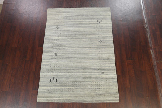 Contemporary Gabbeh Oriental Area Rug 5x8