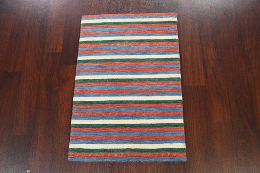 Contemporary Gabbeh Oriental Area Rug 2x3