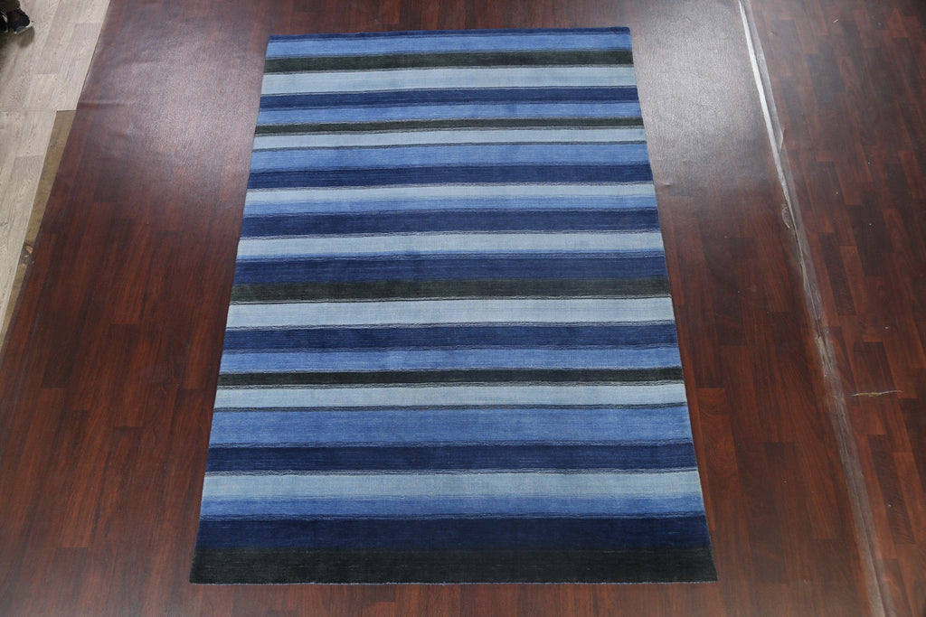 Contemporary Gabbeh Oriental Area Rug 7x10