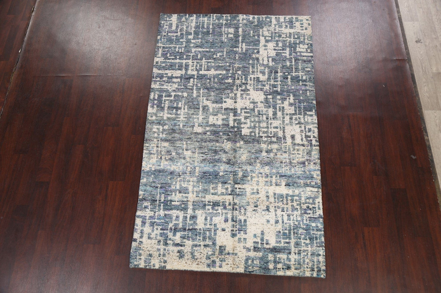 Contemporary Abstract Oriental Area Rug 5x8