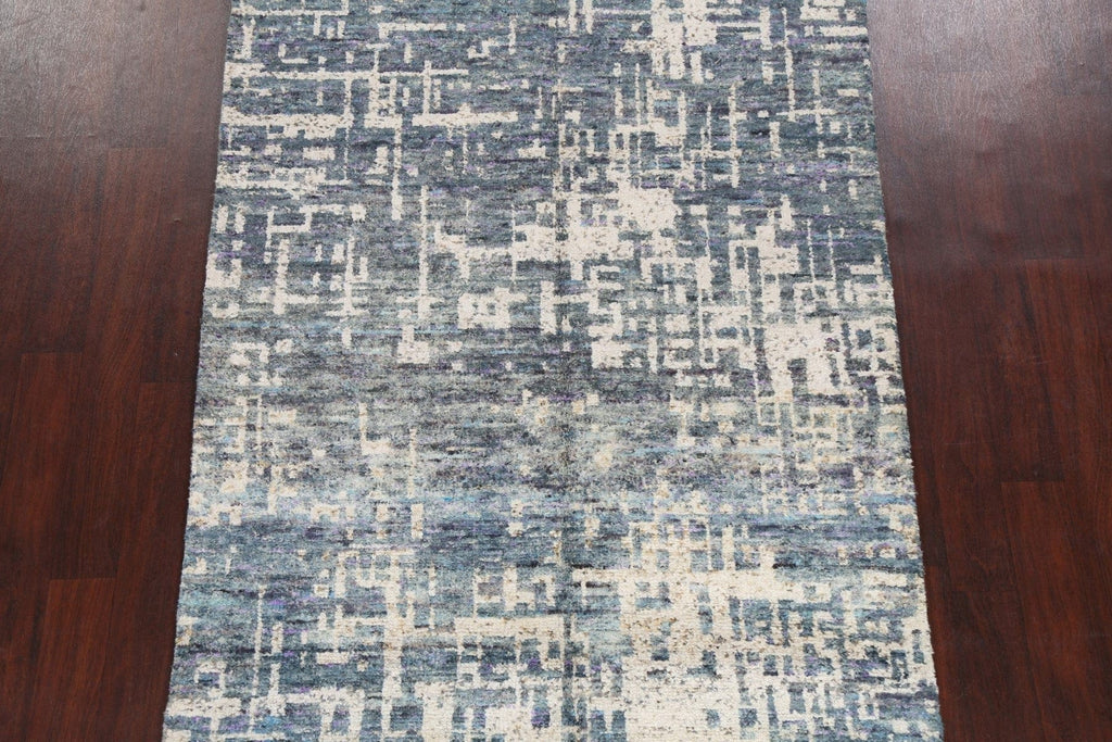 Contemporary Abstract Oriental Area Rug 5x8