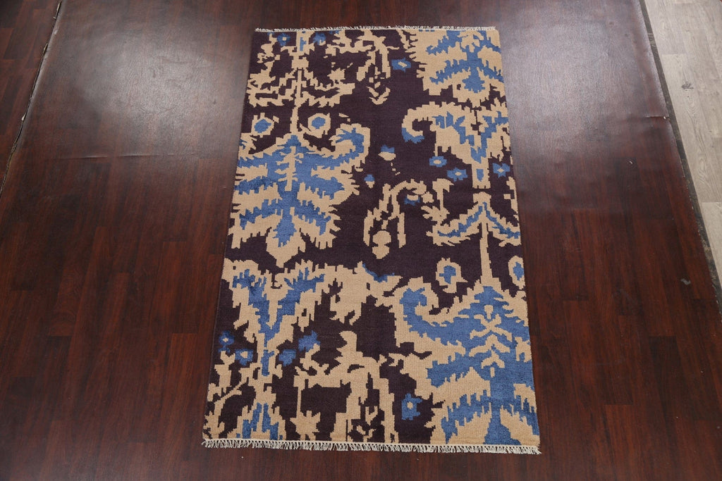 Contemporary Abstract Oriental Area Rug 5x8