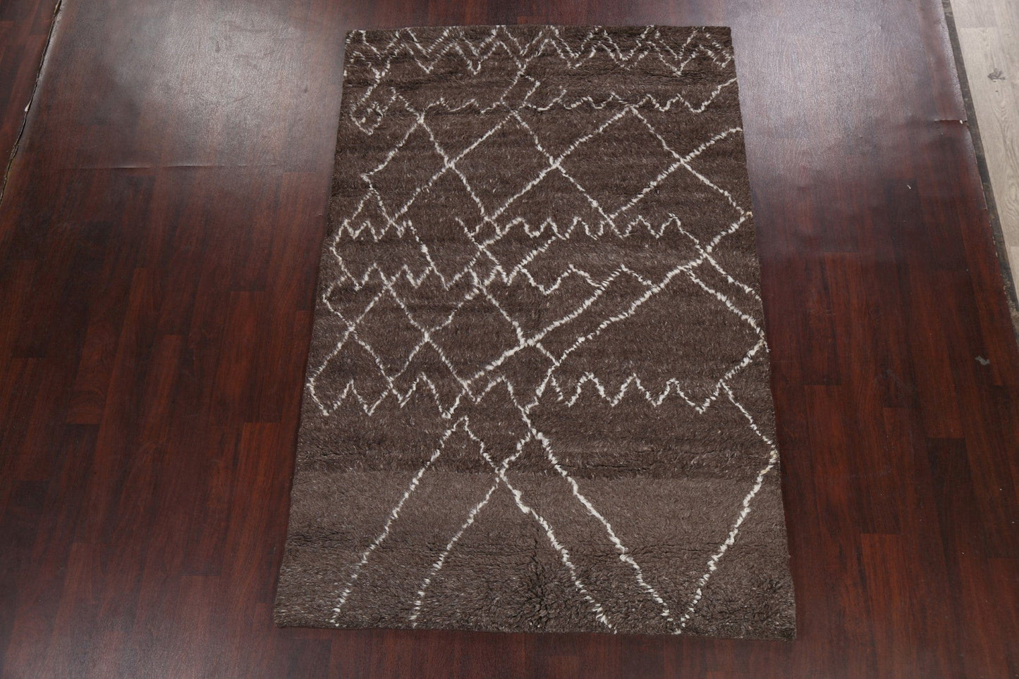 Contemporary Abstract Oriental Area Rug 5x8