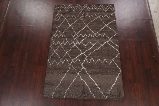 Contemporary Abstract Oriental Area Rug 5x8