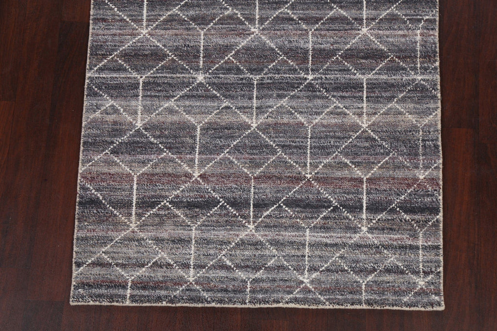 Contemporary Abstract Oriental Area Rug 4x6