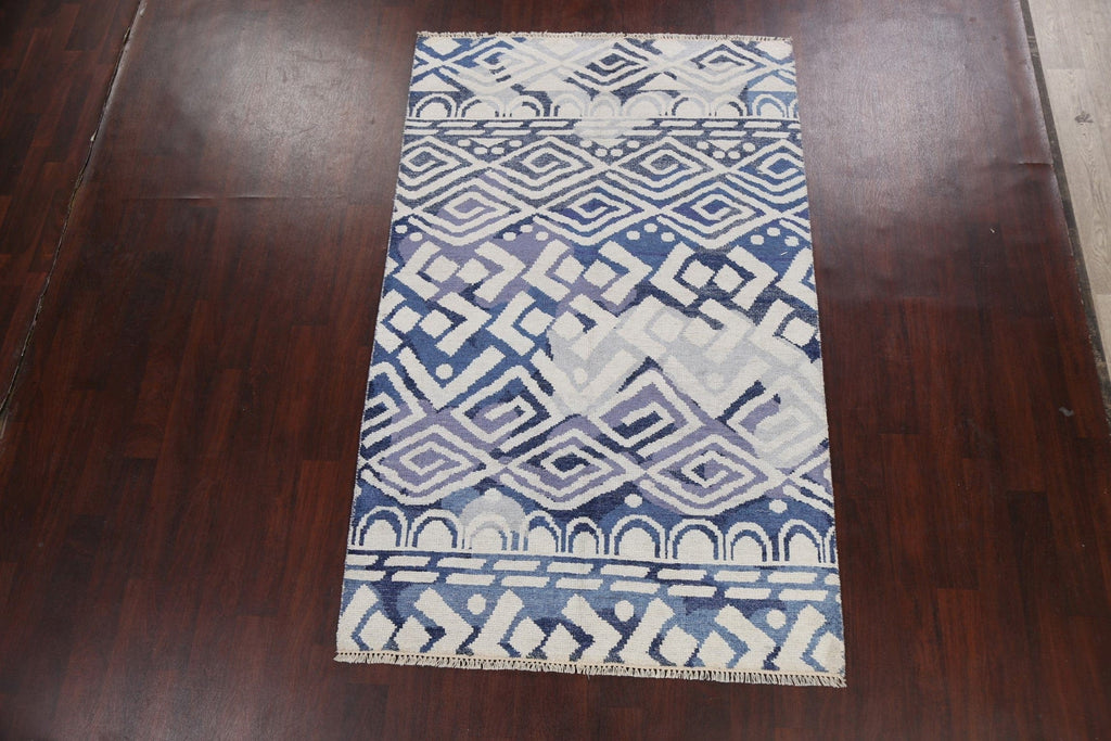 Geometric Abstract Oriental Area Rug 5x8