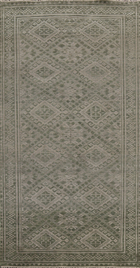 Geometric Abstract Oriental Area Rug 5x8