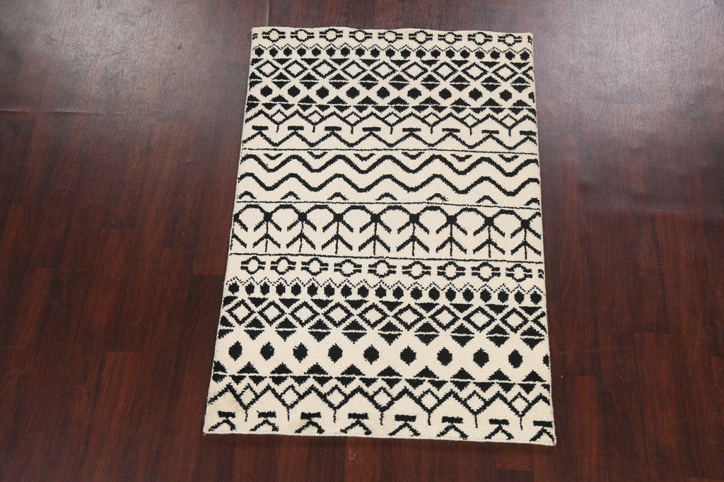 All-Over Abstract Oriental Area Rug 4x6