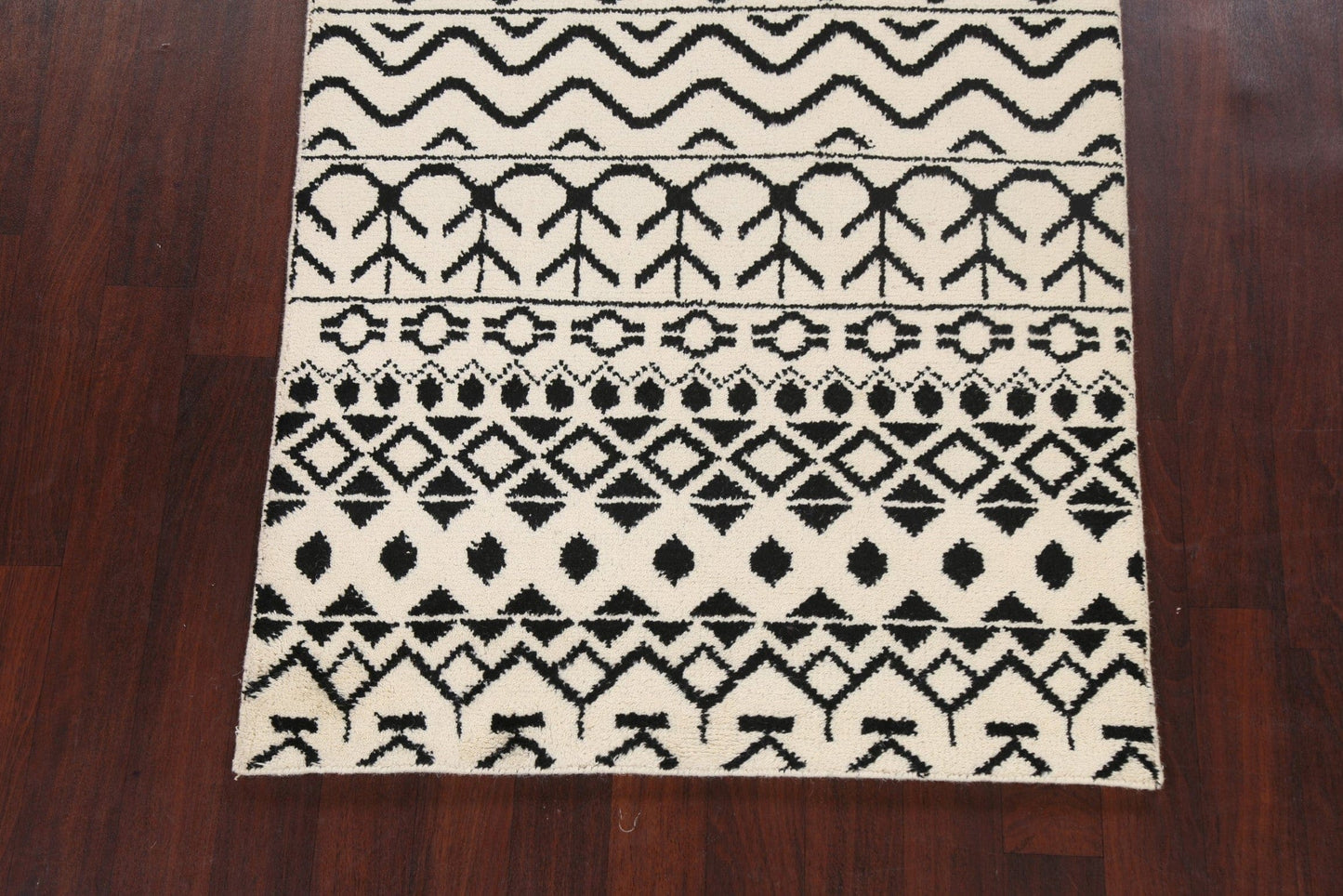 All-Over Abstract Oriental Area Rug 4x6