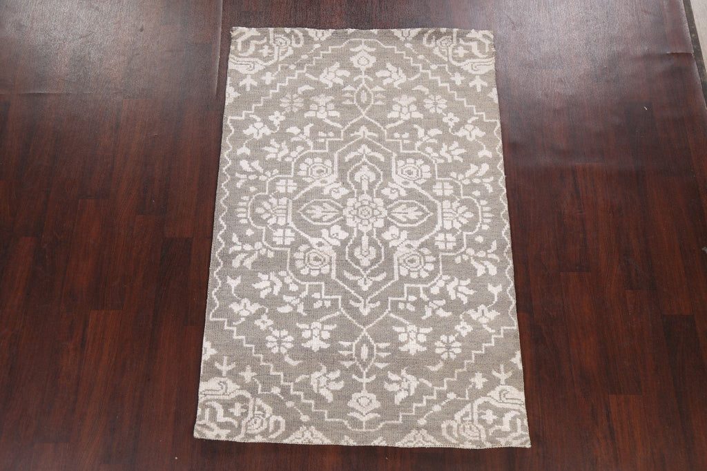 Abstract Oriental Area Rug 4x6