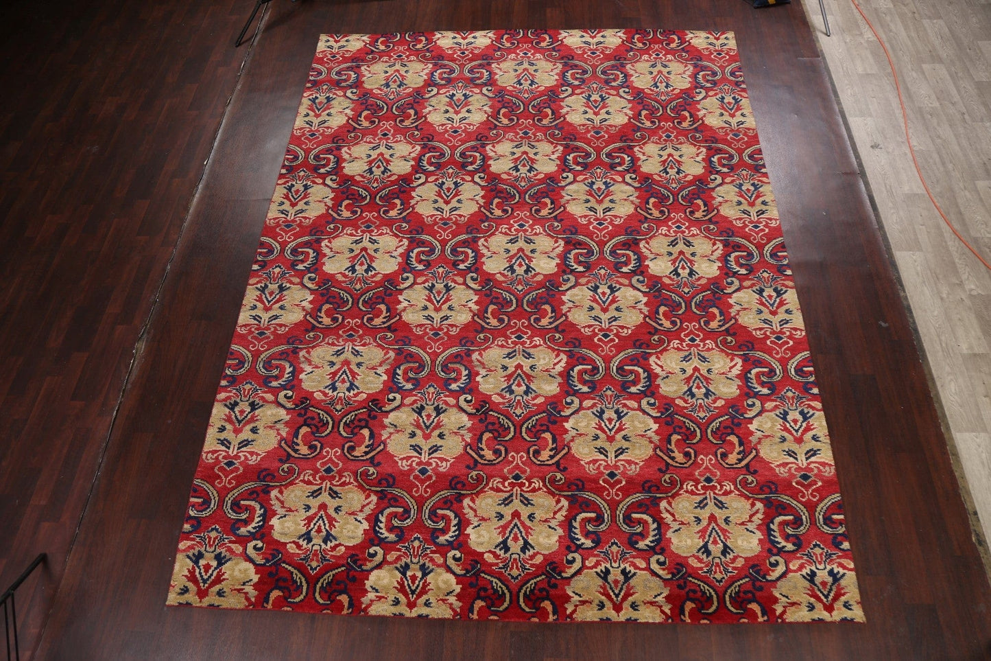 Contemporary Abstract Oriental Area Rug 9x12