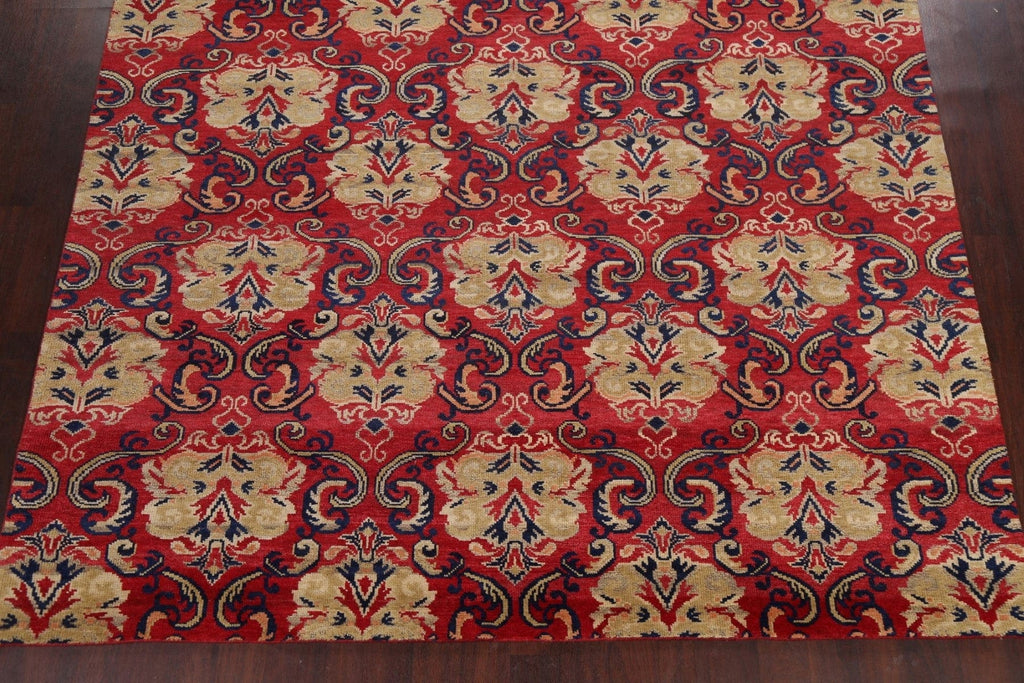 Contemporary Abstract Oriental Area Rug 9x12