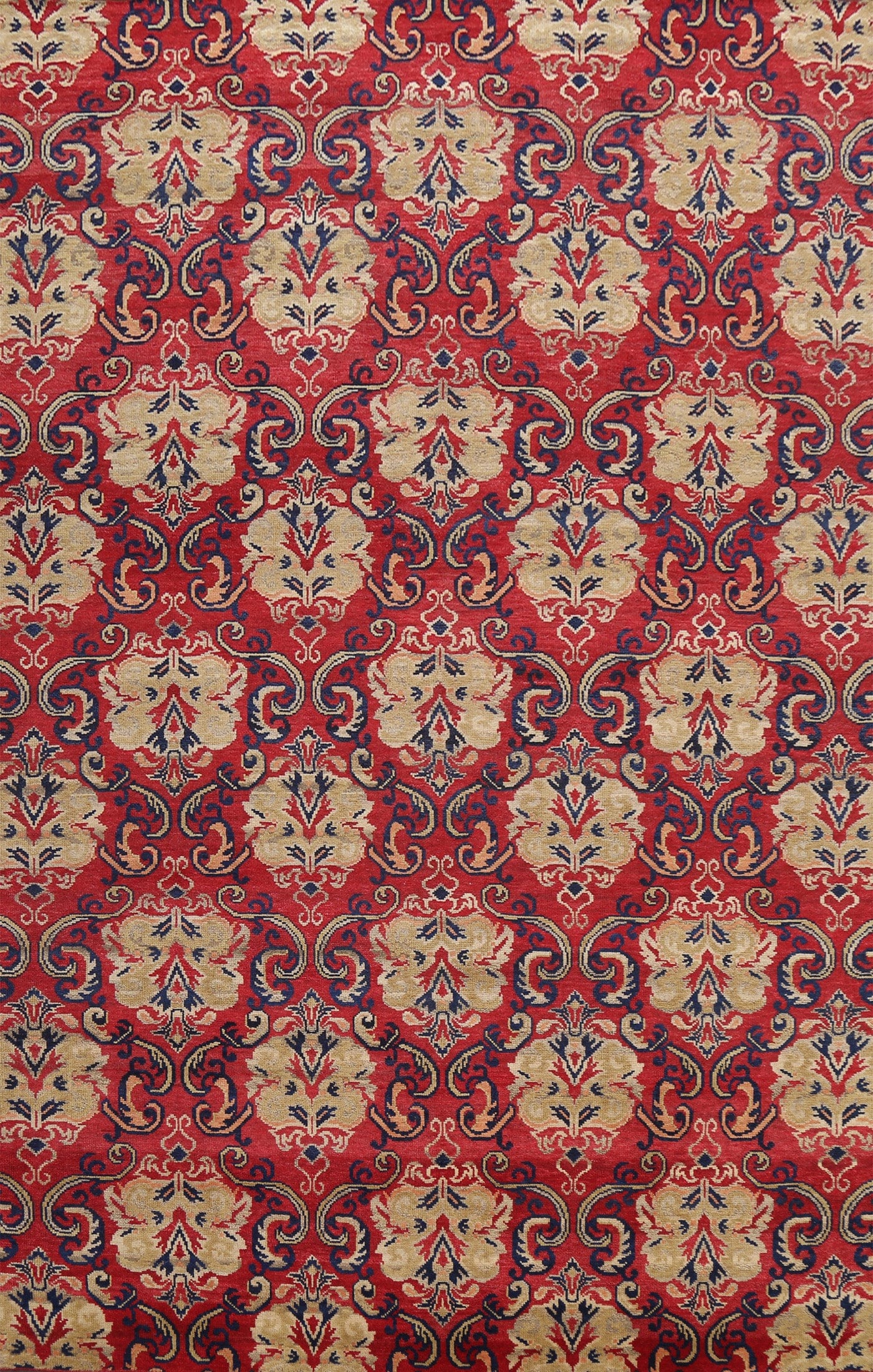 Contemporary Abstract Oriental Area Rug 9x12