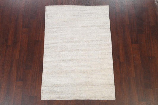 Contemporary Abstract Oriental Area Rug 4x6