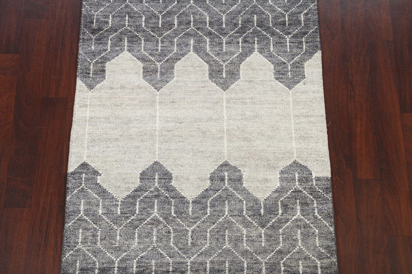 Modern Abstract Oriental Area Rug 4x6