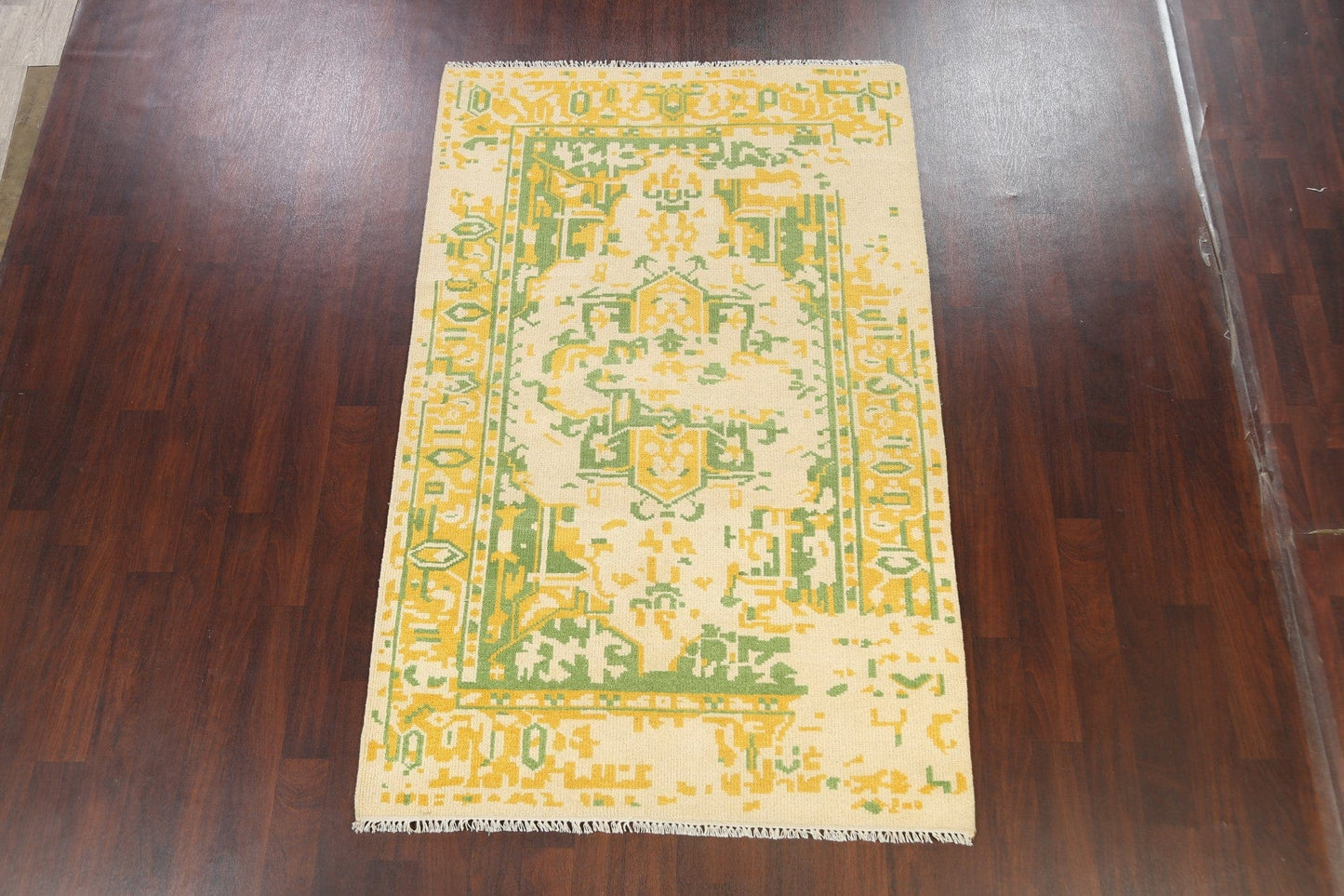 Modern Abstract Oriental Area Rug 5x8