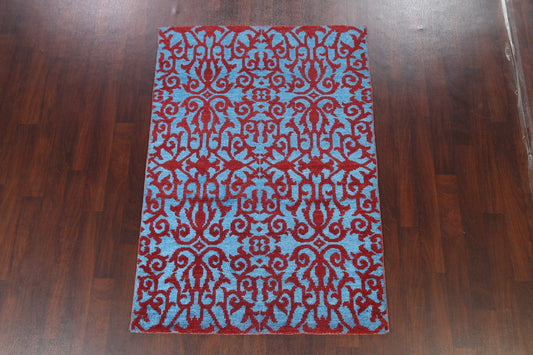 Contemporary Abstract Oriental Area Rug 5x7