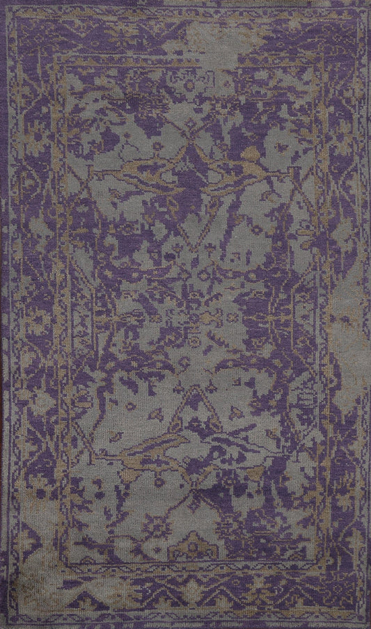 Contemporary Abstract Oriental Area Rug 5x8