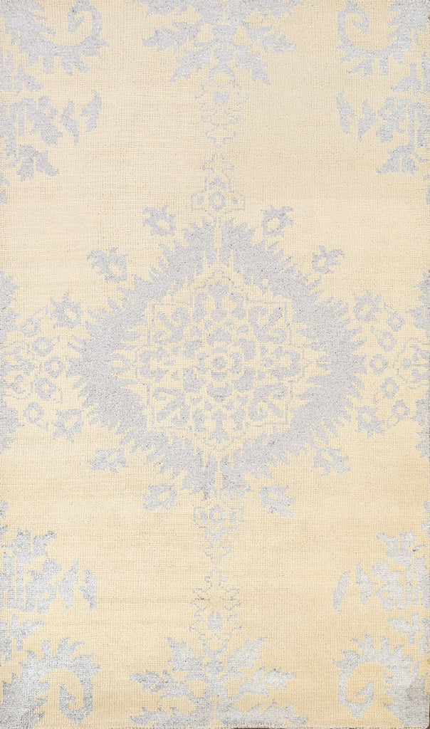 Contemporary Abstract Oriental Area Rug 5x8