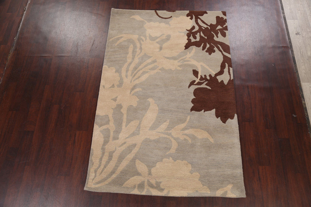 Floral Area Rug 5x8