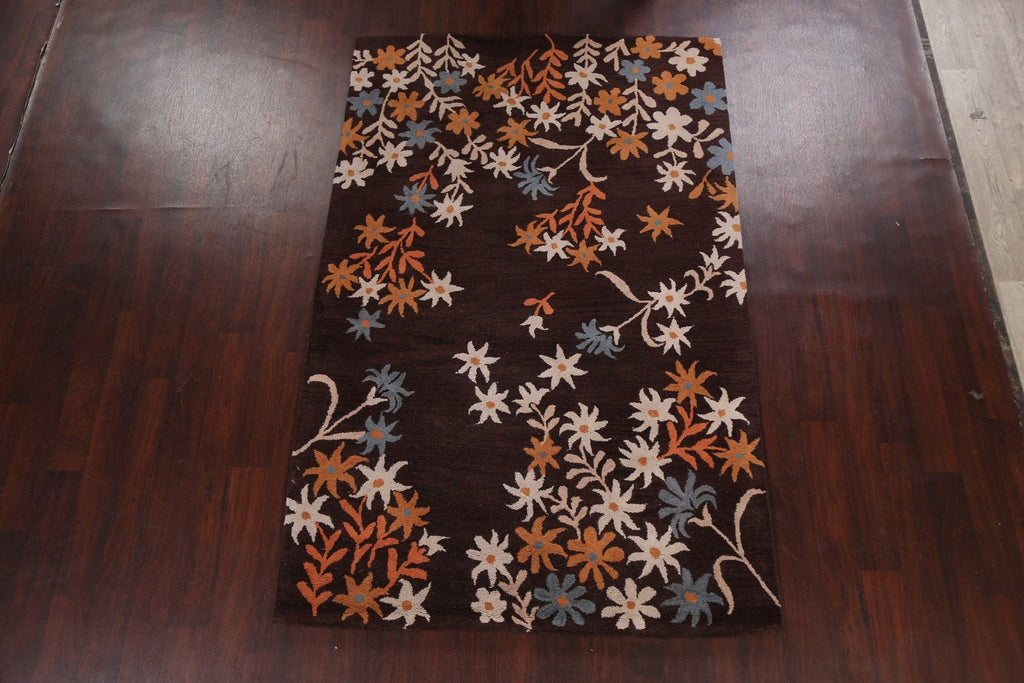 Floral Area Rug 5x8