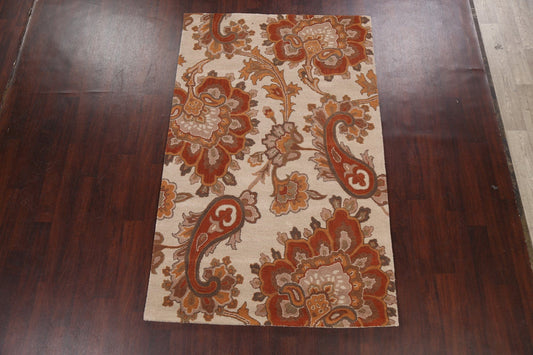 Floral Area Rug 5x8