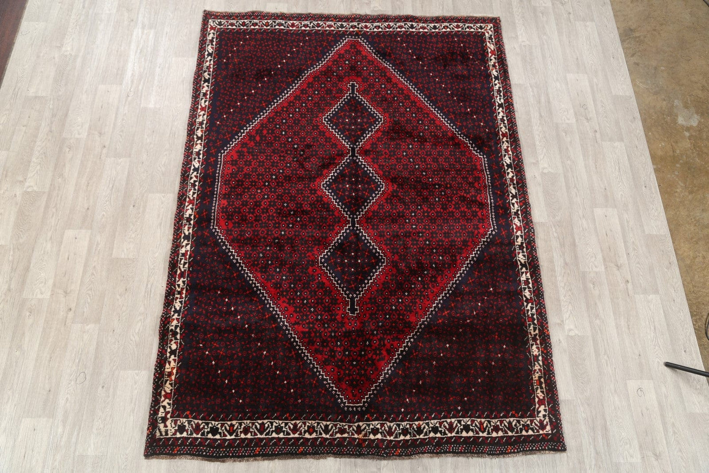 Shiraz Sirjan Persian Area Rug 6x9