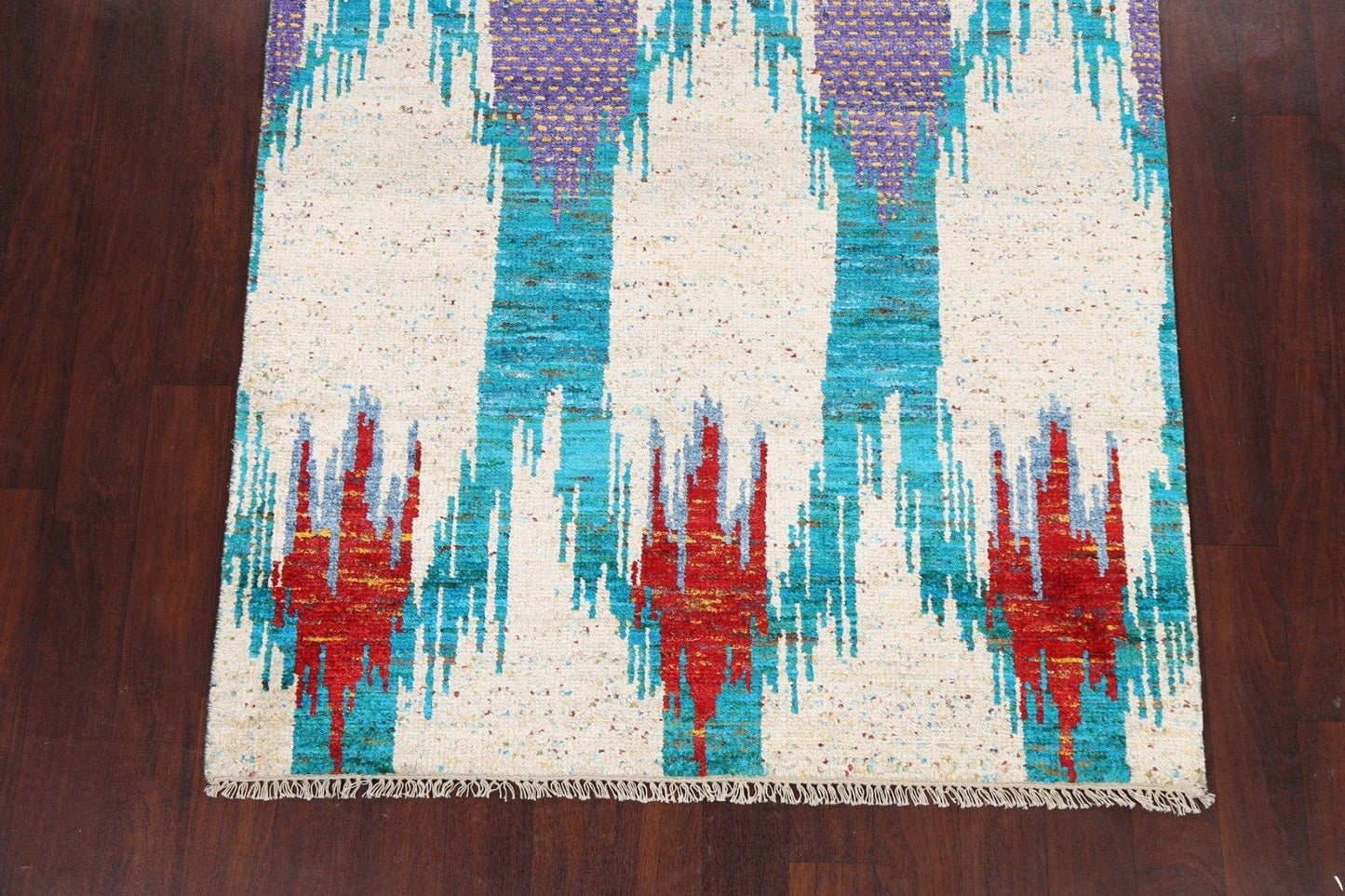 Contemporary Abstract Oriental Area Rug 5x8