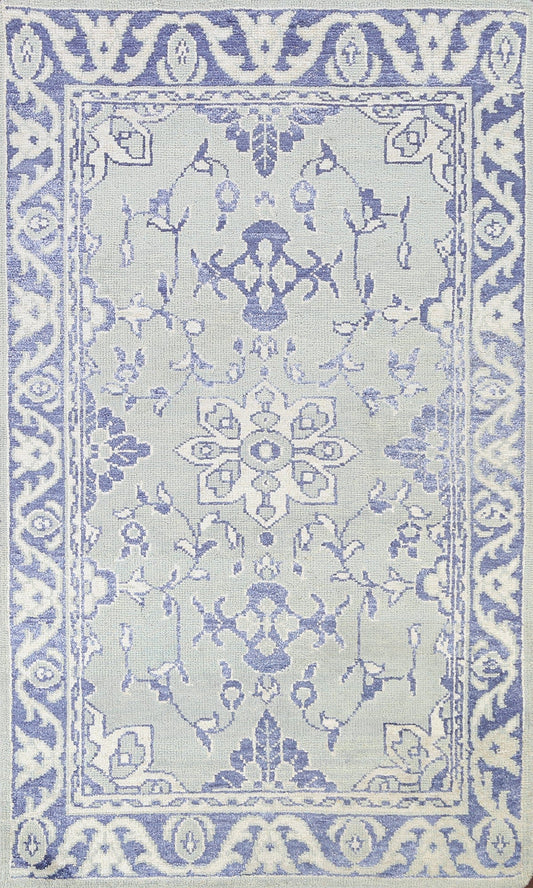 Contemporary Abstract Oriental Area Rug 5x8