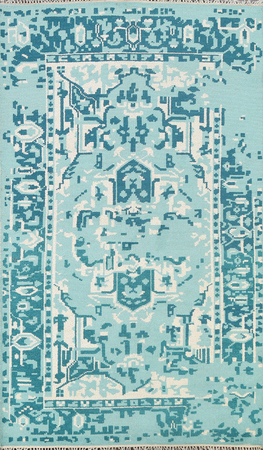 Contemporary Abstract Oriental Area Rug 5x8