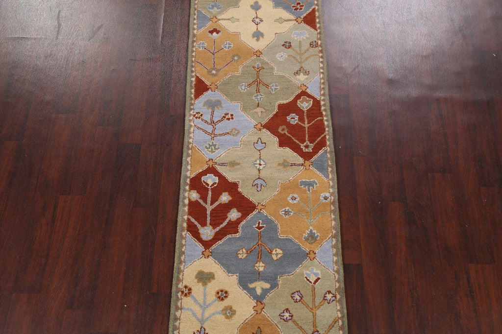 Floral Hand-Tufted Runner Rug 3x10