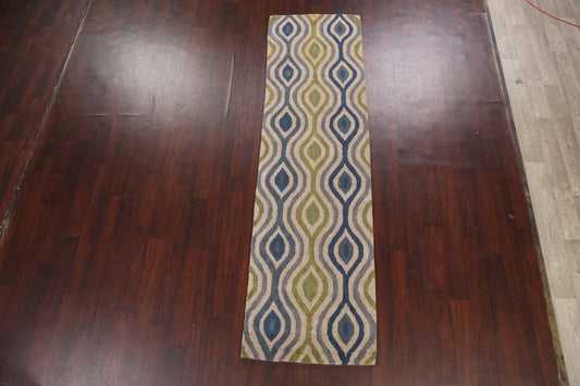 Hand-tufted Modern Runner Rug 3x10