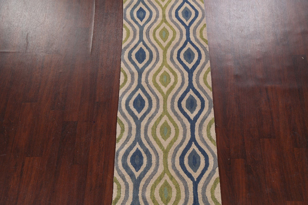 Hand-tufted Modern Runner Rug 3x10