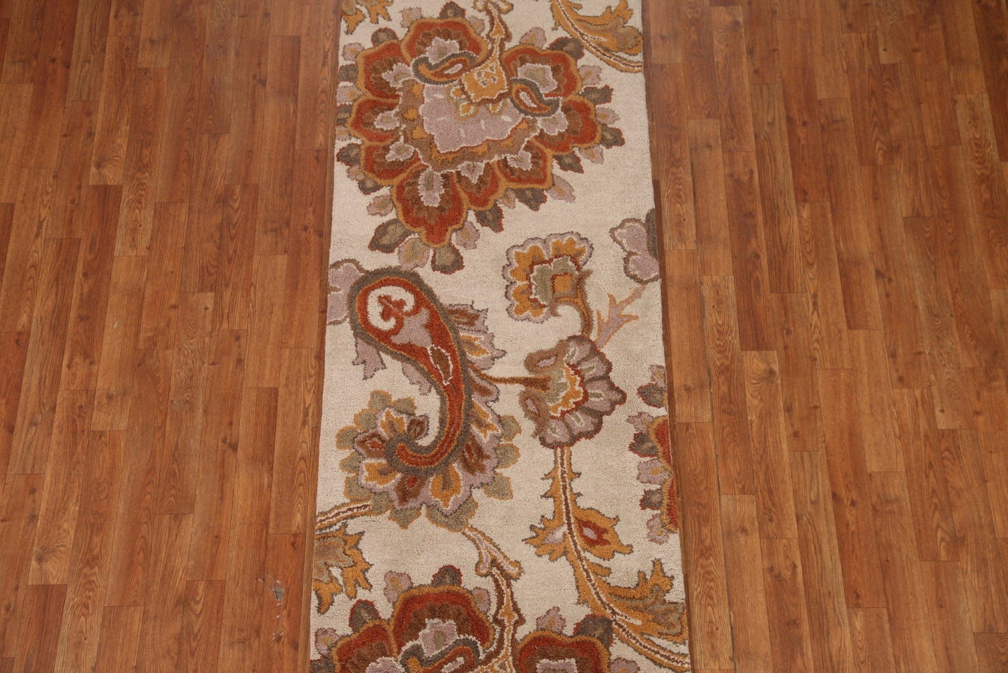 Floral Hand-Tufted Runner Rug 3x8