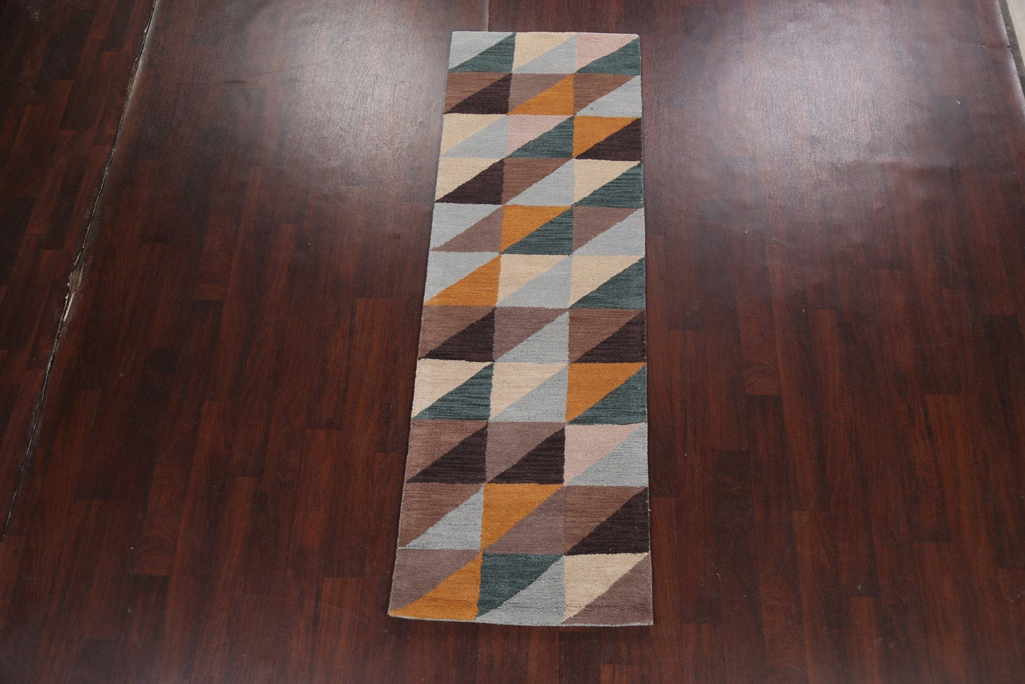 Modern Gabbeh Runner Rug 3x8