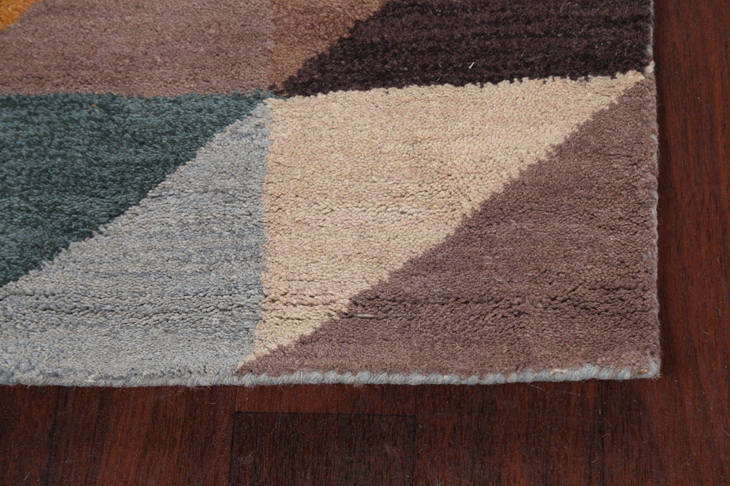 Modern Gabbeh Runner Rug 3x8