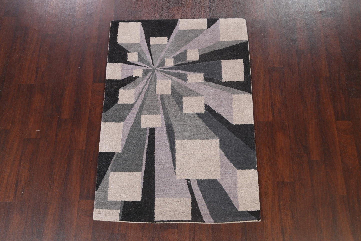 Hand-Tufted Contemporary Area Rug 4x6