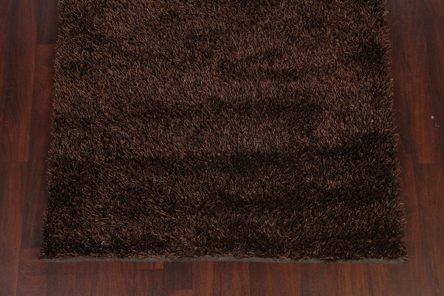 Brown Plush Shaggy Area Rug 5x7