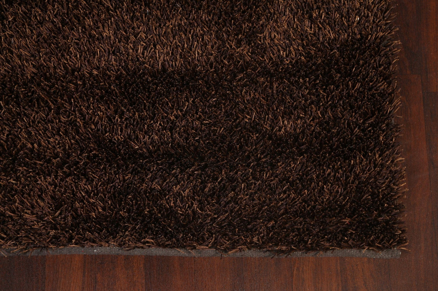 Brown Plush Shaggy Area Rug 5x7