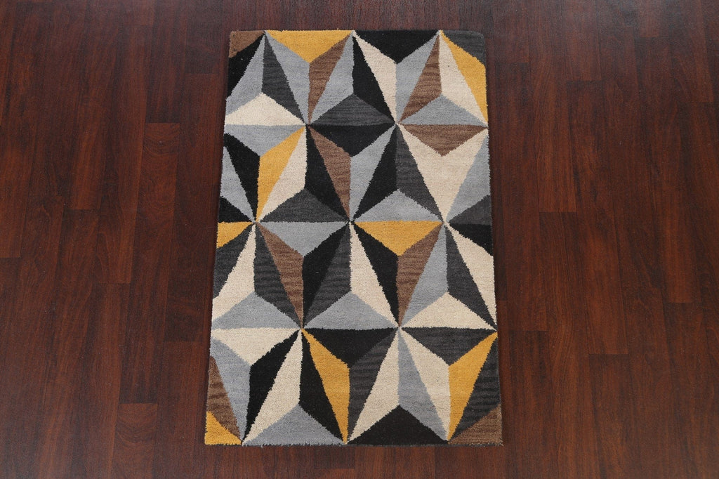 Modern Cubic Area Rug 3x5