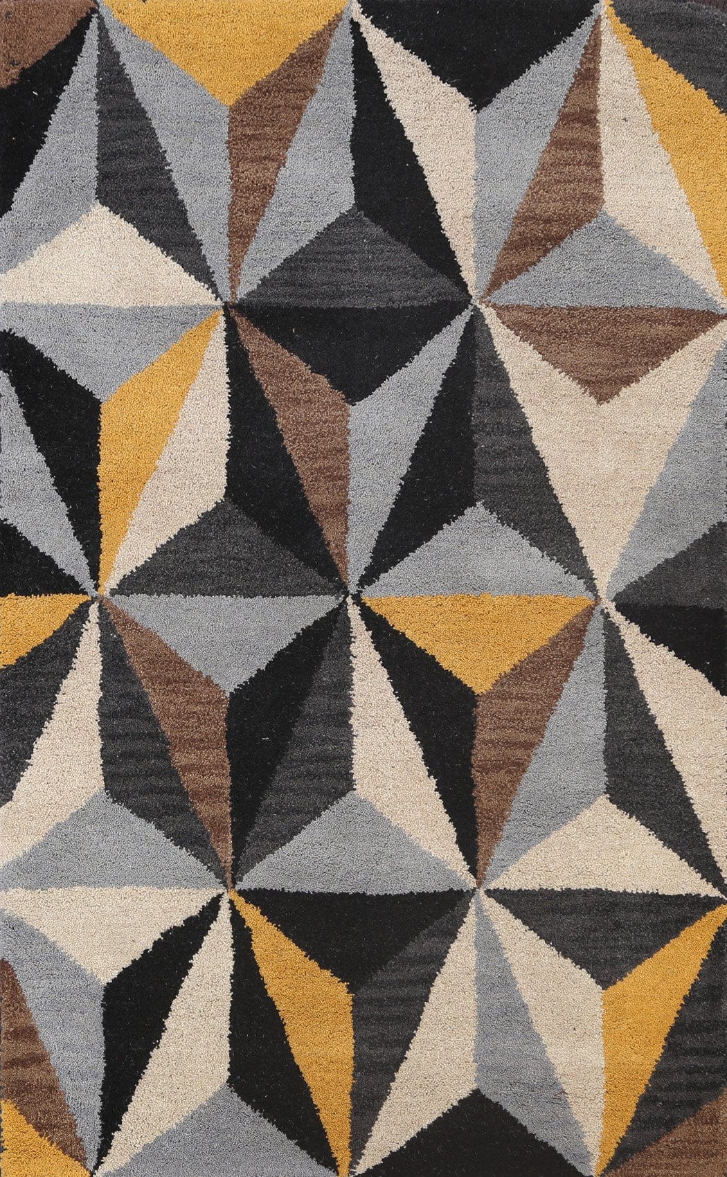 Modern Cubic Area Rug 3x5