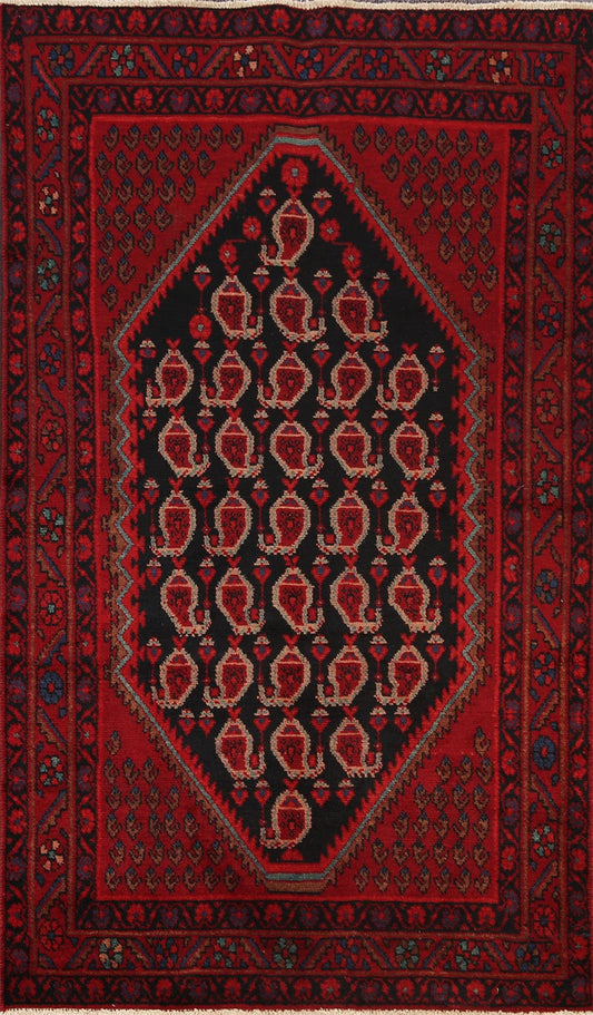 Tribal Geometric Nahavand Persian Area Rug 4x7