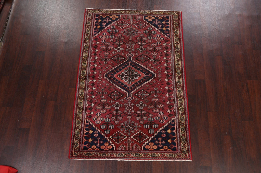 Tribal Geometric Bakhtiari Persian Area Rug 4x7