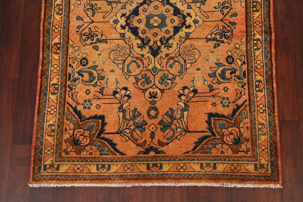 Antique 100% Vegetable Dye Lilian Persian Area Rug 5x6