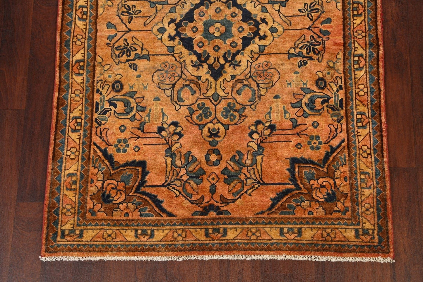 Antique 100% Vegetable Dye Lilian Persian Area Rug 5x6