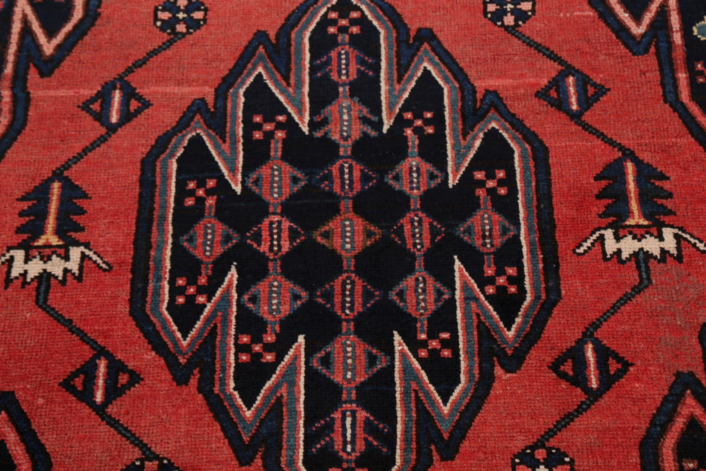 Tribal Geometric Hamedan Persian Area Rug 4x6