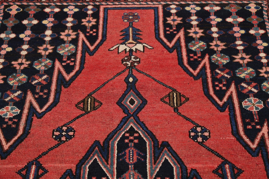 Tribal Geometric Hamedan Persian Area Rug 4x6