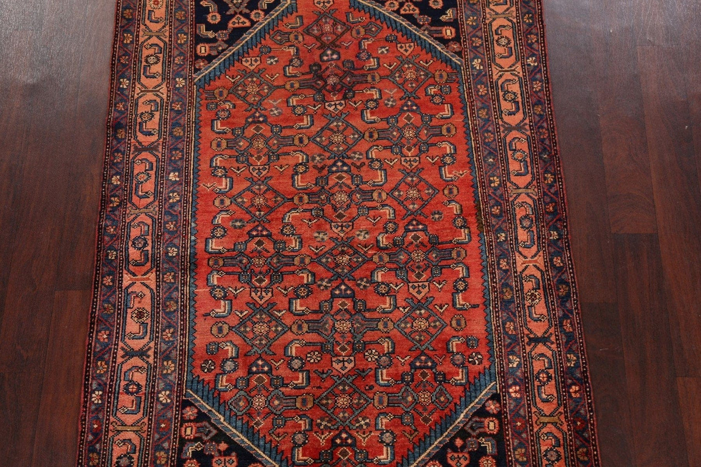 Geometric Malayer Persian Area Rug 4x7