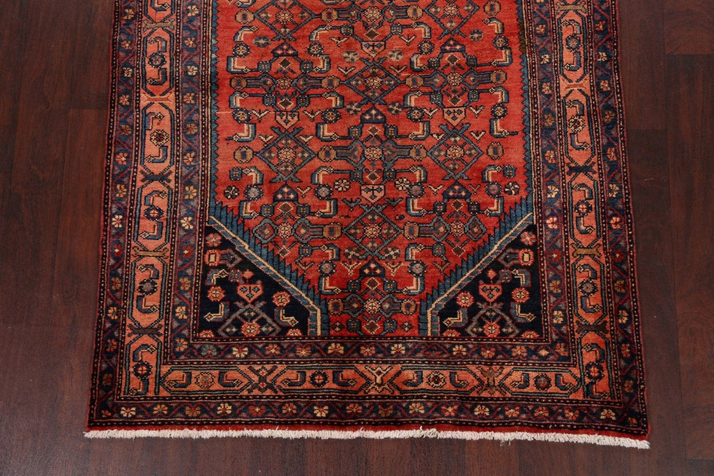 Geometric Malayer Persian Area Rug 4x7