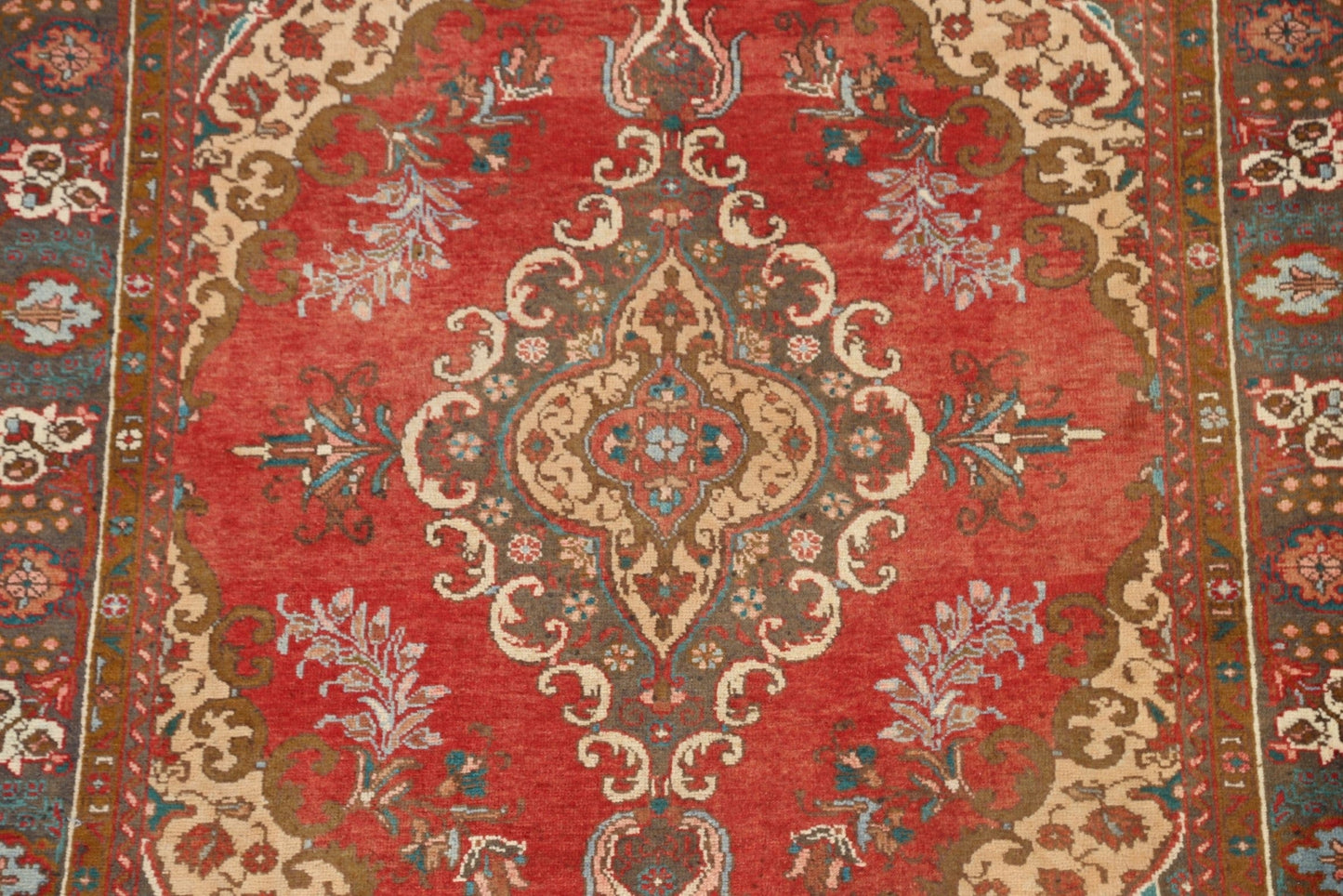 Floral Tabriz Persian Area Rug 5x6